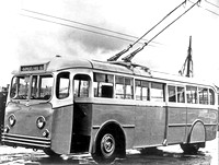 Auckland Farmers trolleybus