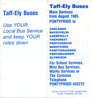 Time and fare tables