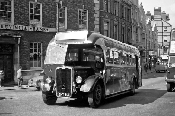 Pontypridd 50 (GNY 914) Taff Street 23-Jul-1962 A J Douglas 04535