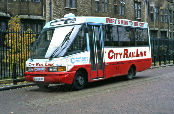 Cambus 922 (E42 RDW) Cambridge Drummer Street John Kaye (John Boylett) F1135