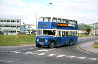 Taff-Ely 91 (ETG 373C) Rhydyfelin Duffryn Road 2-Sep-1978 Geoff Gould W6151