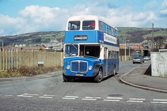 Taff-Ely 7 (UTG 312G) Rhydyfelin Fairfield Lane 29-Mar-1980 Geoff Gould W8119