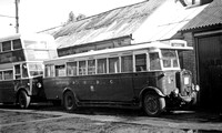 Pontypridd 3 (TX 9543) Glyntaff depot training bus R Marshall