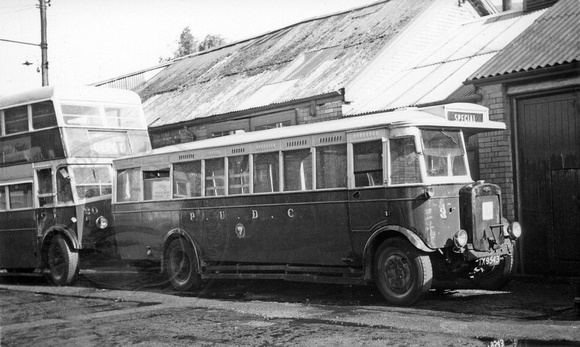 Pontypridd 3 (TX 9543) Glyntaff depot training bus R Marshall