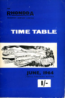Rhondda June 1964 timetable