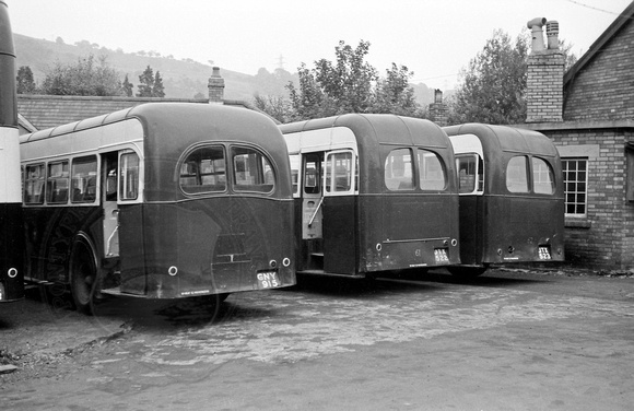 Pontypridd 51, 61 and 62 rears Glyntaff depot